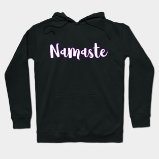 Namaste Spiritual Yoga Purple Design Hoodie